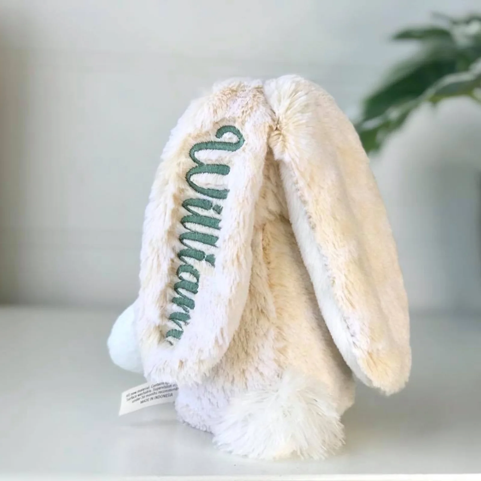 Personalised Small Frankie Bunny - Cream 25cm - Image 3