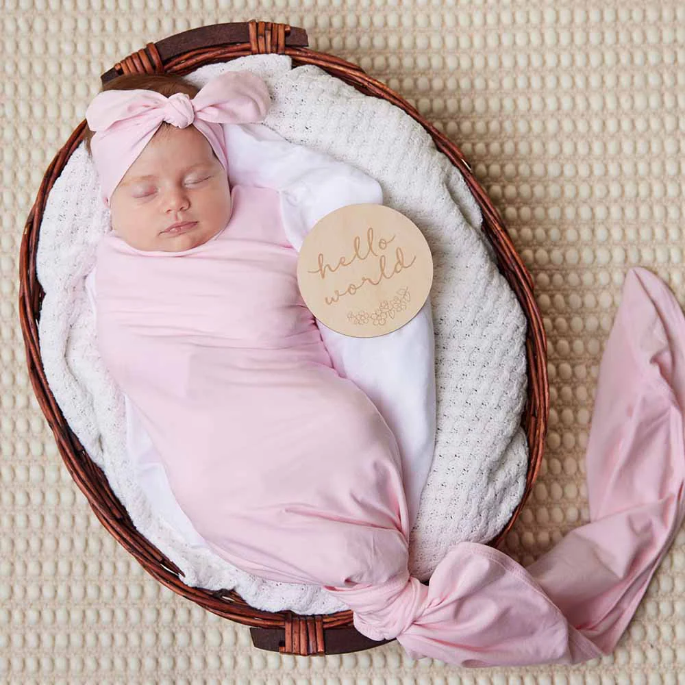 Snuggle Hunny Topknot - Baby Pink - Image 3